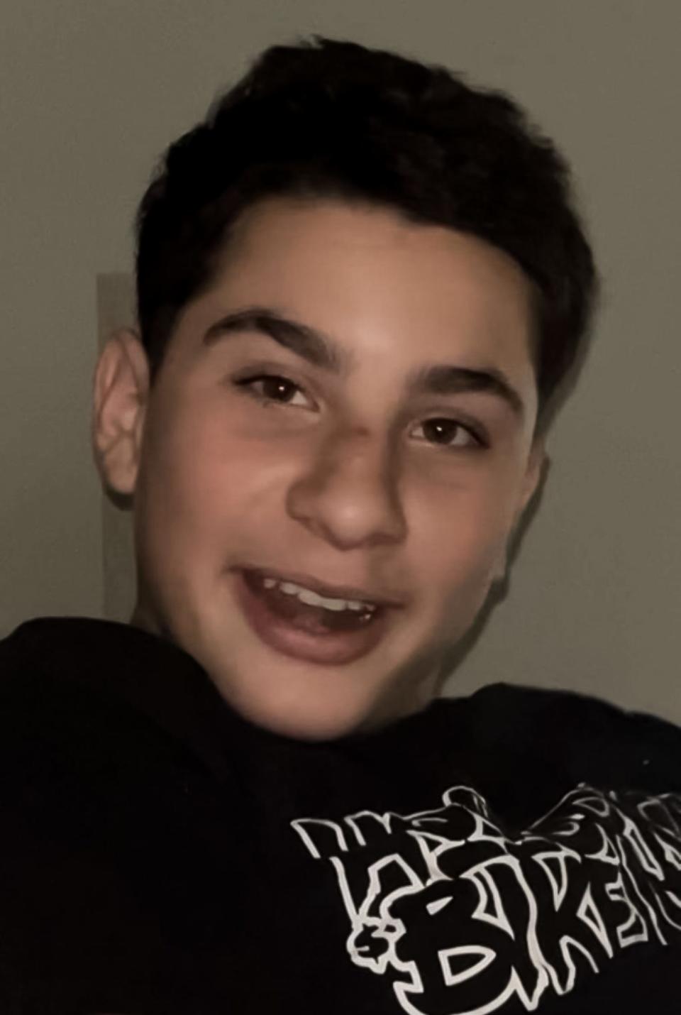 Peter Romano, a 14-year-old Bensalem middle school student, was killed in a shooting Monday, October 31, 2023.