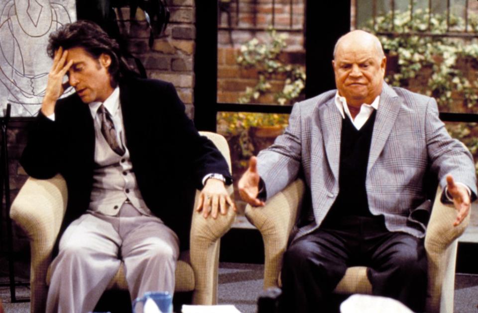 Lewis and Don Rickles in a scene from the 1993 Fox sitcom “Daddy Dearest.” Fox Broadcasting/ Courtesy: Everett Collection.