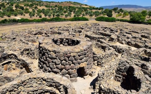 Unesco-listed Su Nuraxi is one of Sardinia's best preserved archaeological sites - Credit: Getty