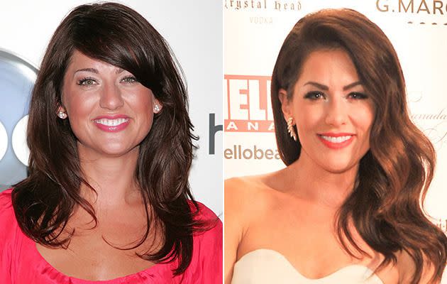 Jillian Harris before and after her nose job. <i>Photo: Getty Images</i>