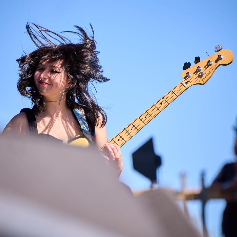 Ellie Willard of Slug Bug performs on the Vista stage during day two of M3F Fest at Margaret T. Hance Park on March 4, 2023.