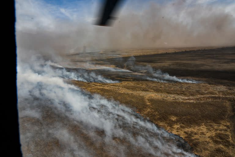 Humo y llamas, la realidad de los últimos días en la provincia de Santa Fe