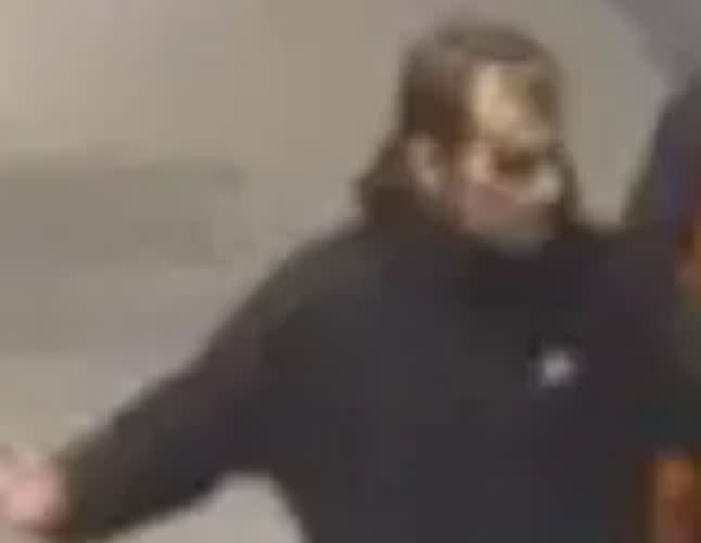 Police want to identify this man in connection with the assault (Picture: Police)