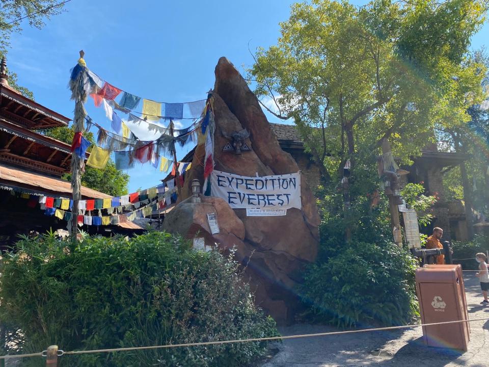 The entrance to Expedition Everest at Animal Kingdom.