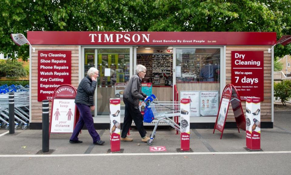 A Timpson shop in Dedworth in Windsor, Berkshire