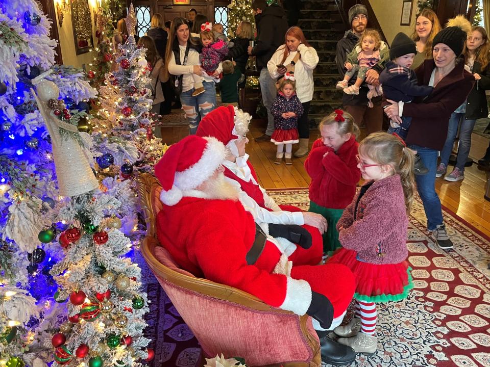 An afternoon of holiday cheer drew hundreds to Laketown Township’s Felt Mansion on Saturday, Dec. 2.