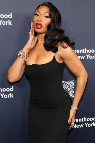 <p>Dia Dipasupil/Getty</p> Megan Thee Stallion attends the 2024 Planned Parenthood of Greater New York Gala on April 16, 2024 in New York City