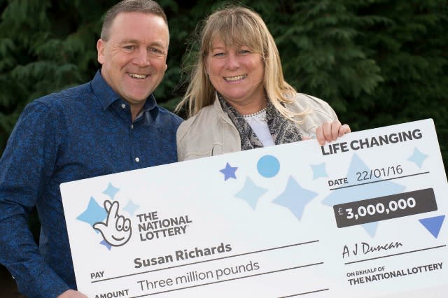 Susan Richards lottery winner