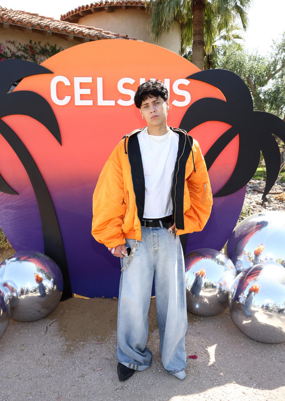 INDIO, CALIFORNIA - APRIL 12: Landon Barker attends CELSIUS Cosmic Desert Event at Coachella on April 12, 2024 in Indio, California. (Photo by Tommaso Boddi/Getty Images for CELSIUS Energy)