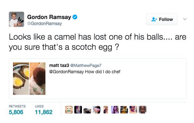 The most savage Gordon Ramsay tweets