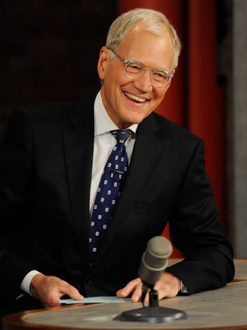 <p>Jeffrey R. Staab/CBS/Getty</p> David Letterman hosts his final broadcast 'Late Show with David Letterman' on May 20, 2015