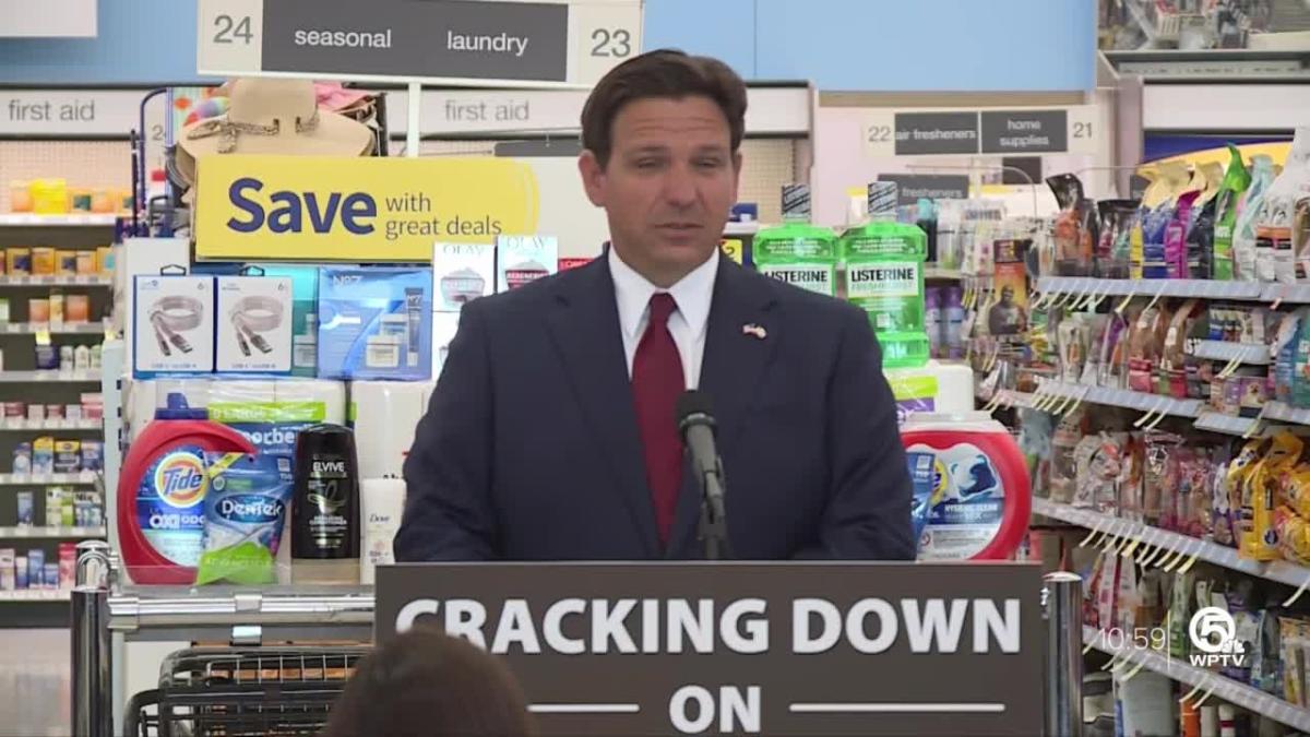 'Law and order state:' Gov. Ron DeSantis visits Stuart to announce retail theft crackdown