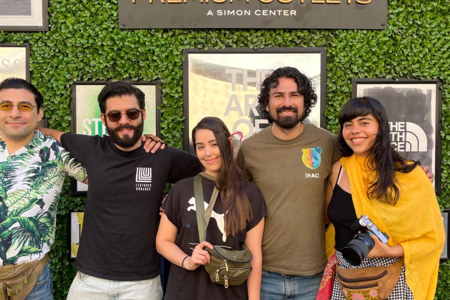 ¡Talento local destacando! Artistas tijuanenses realizan mural en Plaza Las Américas