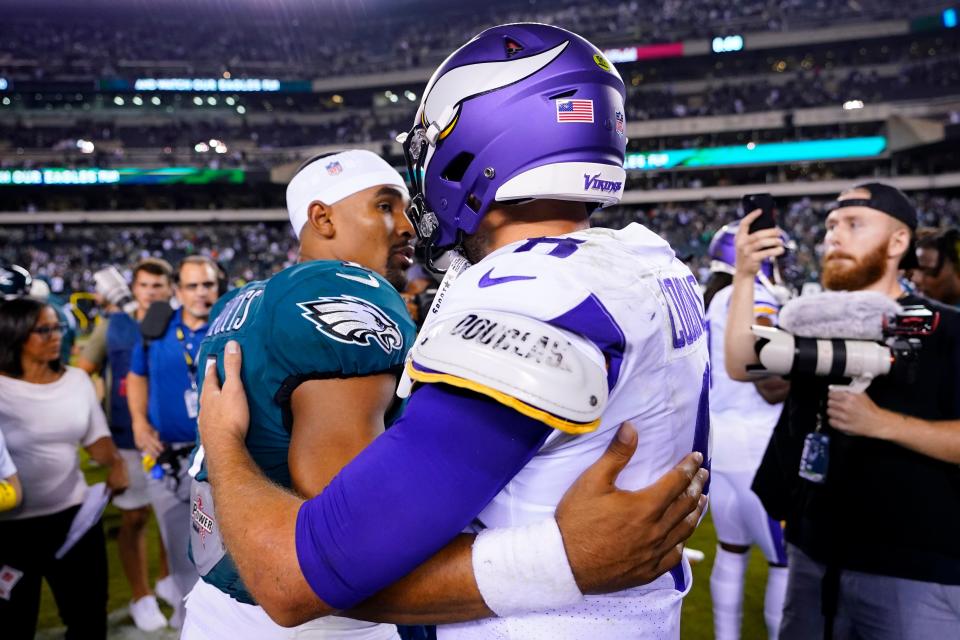The Philadelphia Eagles and Minnesota Vikings lead the NFC playoff picture before Week 10. They also lead our NFL power rankings after Week 9's games.
