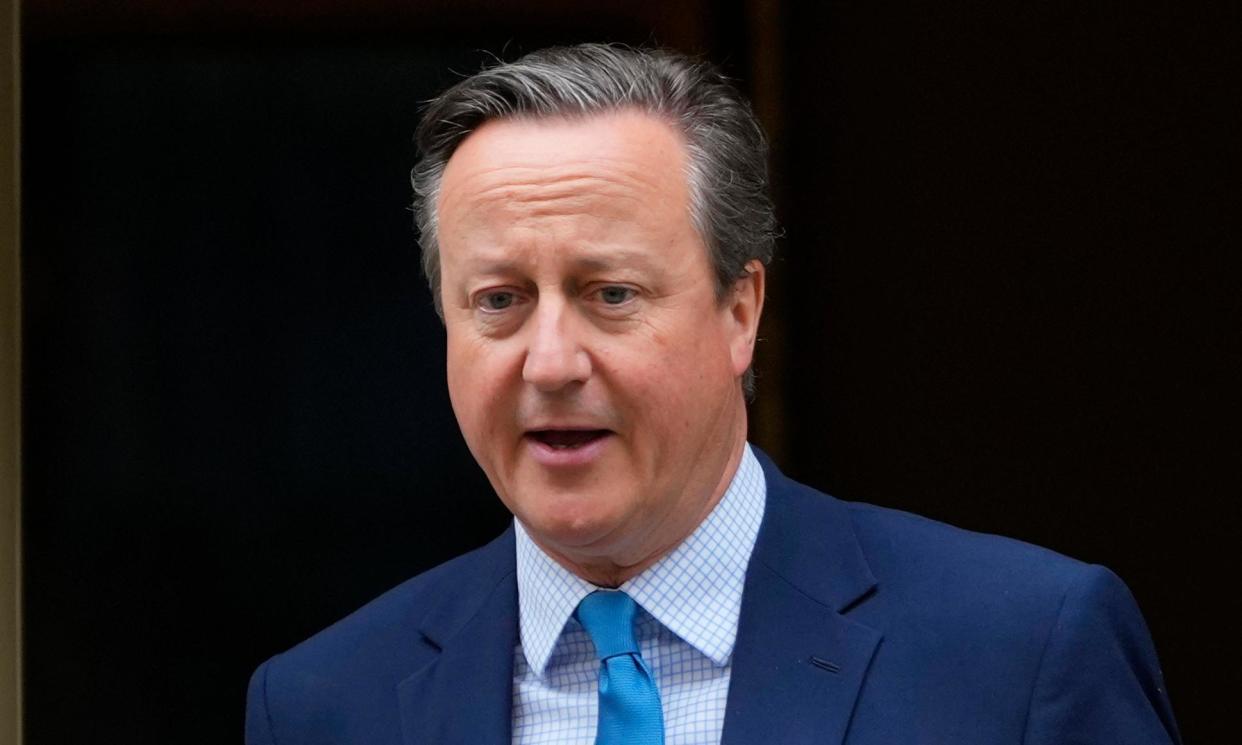 <span>David Cameron, the former foreign secretary, is not part of the interim shadow cabinet.</span><span>Photograph: Kirsty Wigglesworth/AP</span>