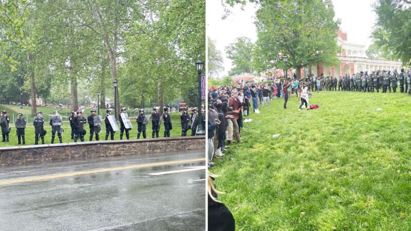 Protest at the University of Virginia