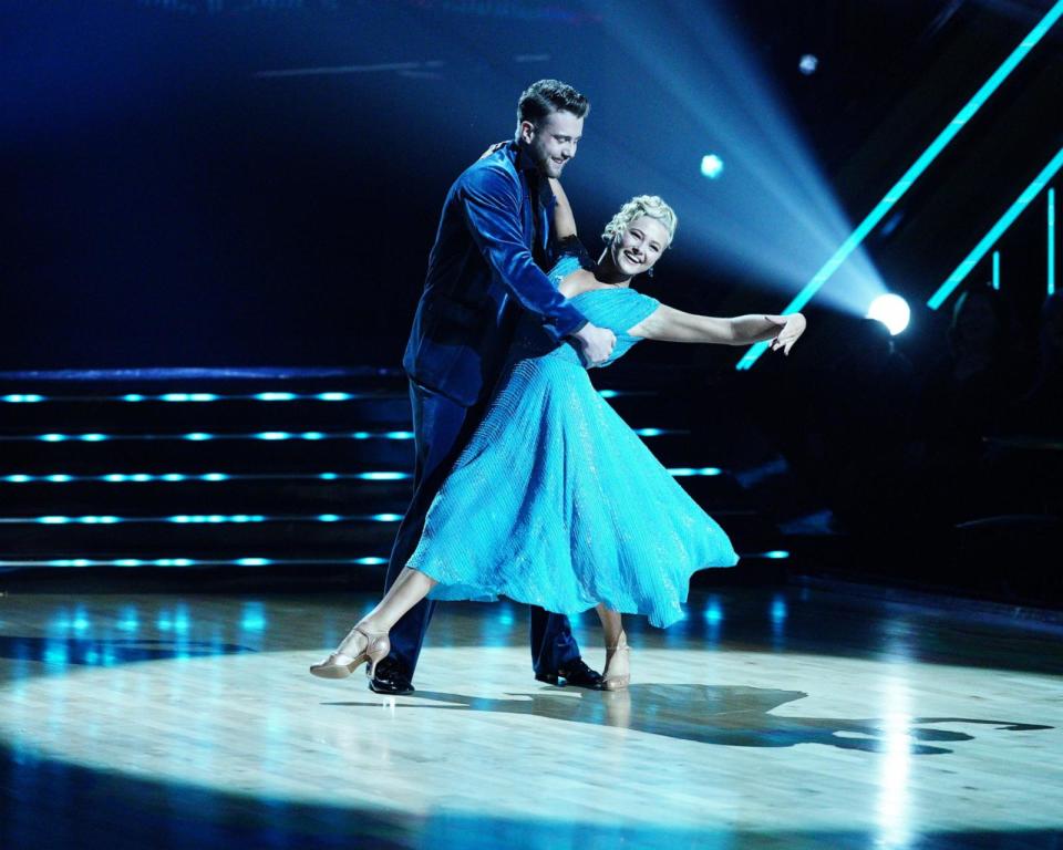 PHOTO: Rylee Arnold and Harry Jowsey compete on 'Dancing with the Stars.' (Christopher Willard/Disney/ABC via Getty Images)