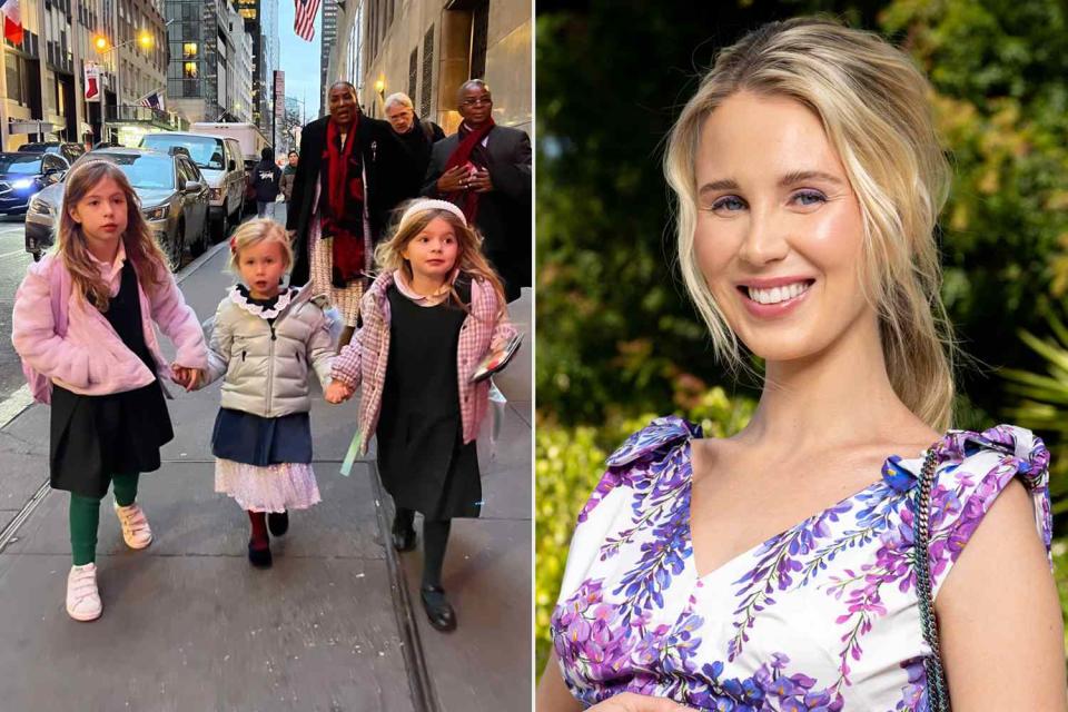 <p>Tessa Hilton/Instagram</p> Tessa Hilton takes her kids out to see the Rockettes