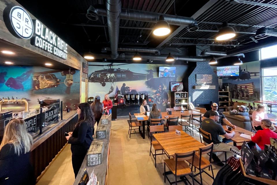 Black Rifle Coffee Company opened in September on John Sims Parkway in Niceville. The decor and themes of the coffee and merchandise are in keeping with the veteran-owned business's roots in the military.