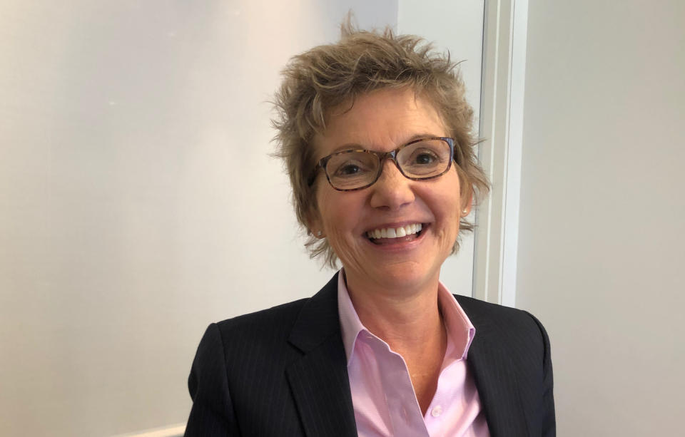 San Francisco Federal Reserve Bank President Mary Daly poses at the bank&#x002019;s headquarters in San Francisco, California, U.S., July 16, 2019. REUTERS/Ann Saphir.