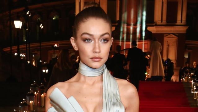 Gigi Hadid's jacket and bell bottoms are giving us major That