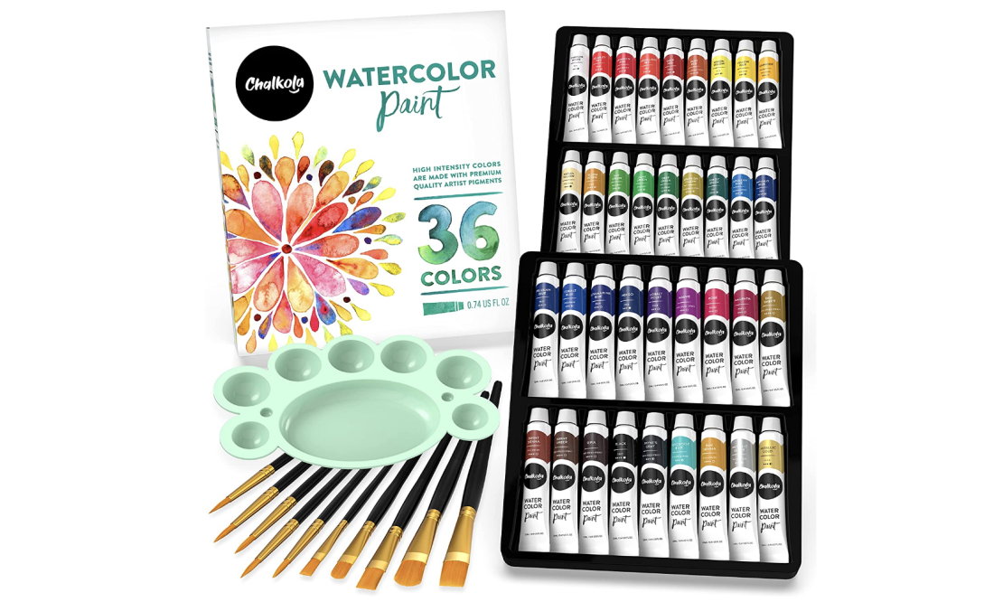 KEFF Kids Painting Set for Girls – Acrylic Paint Set for Kids - Art  Supplies Kit with Pre Drawn Canvases, Non Toxic Paints, Wooden Easel, Paint