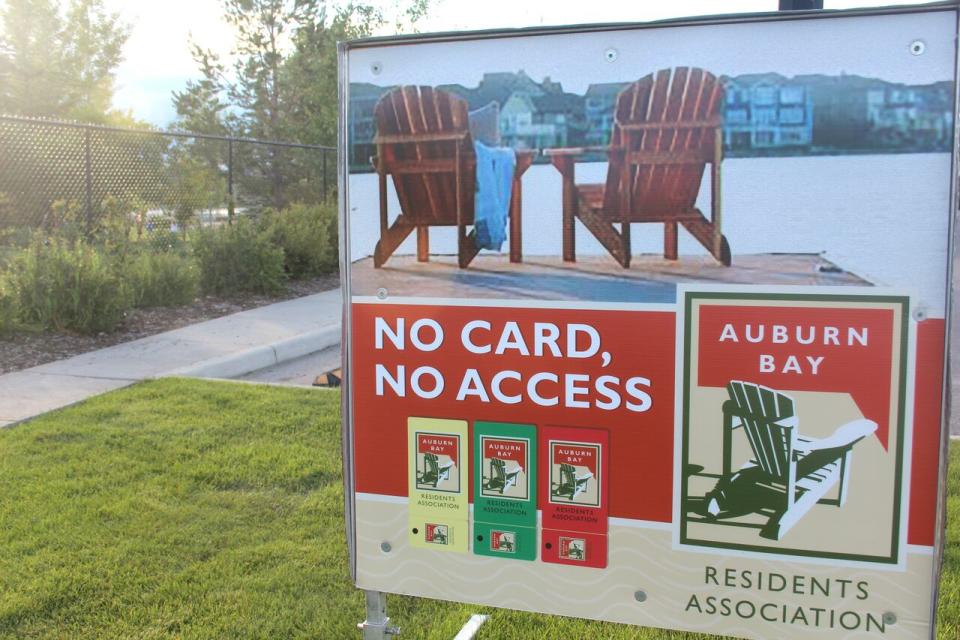 No card, no access. That's the rules at the Auburn House.