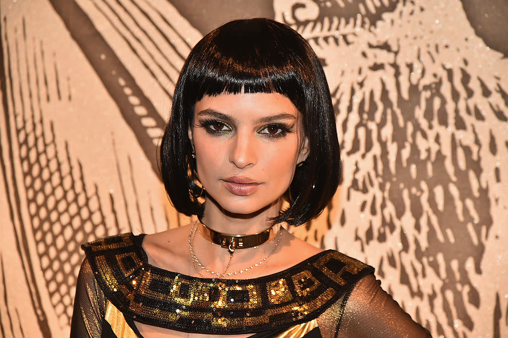 Emily Ratajkowski’s Cleopatra costume is what golden Halloween dreams are made of