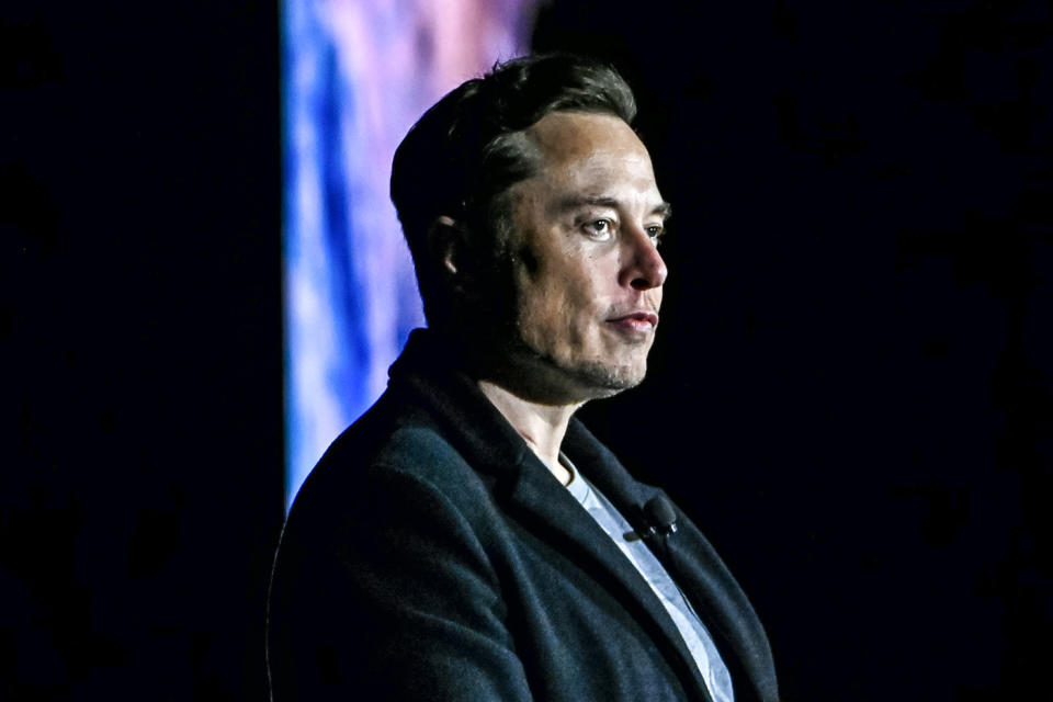 SpaceX CEO Elon Musk in Boca Chica, Texas, on Feb. 10. (The Washington Post / The Washington Post via Getty Im)