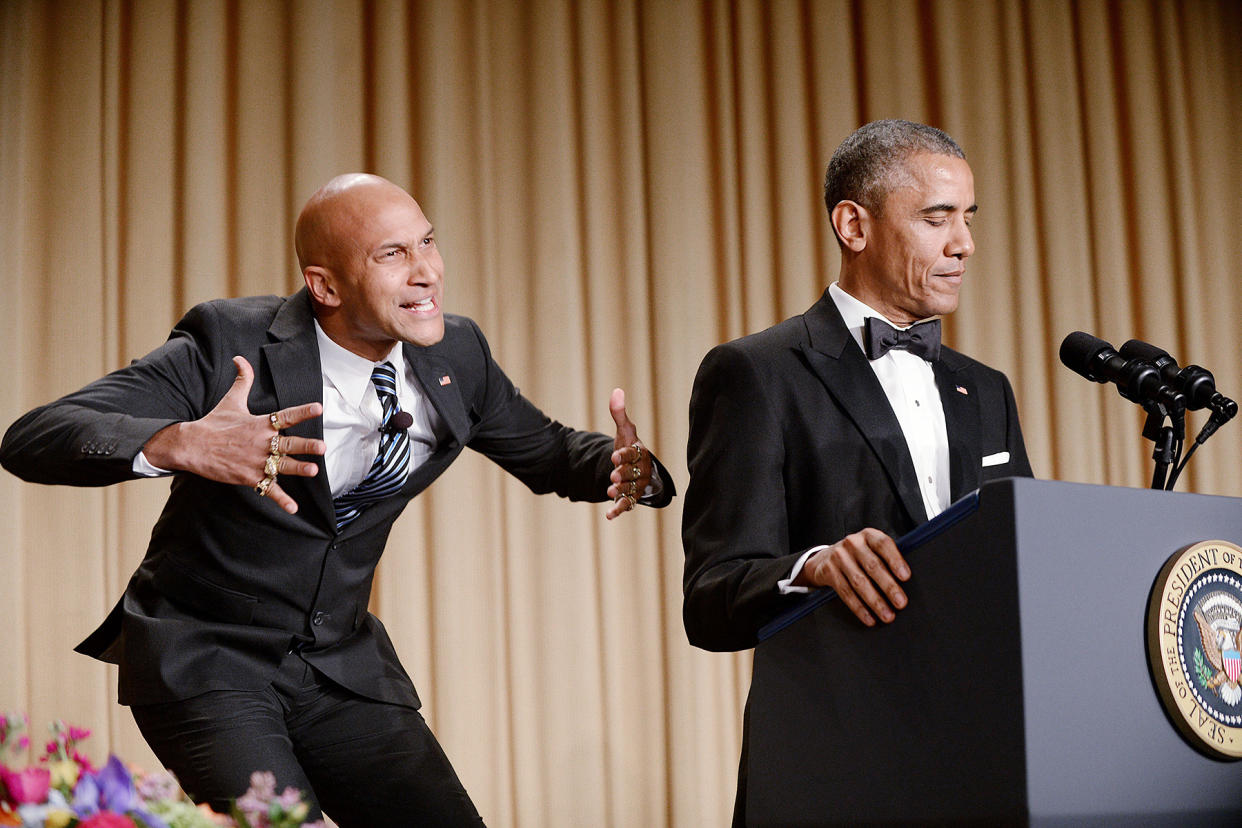 white-house-correspondents-dinner-obama.jpg Barack Obama Addresses White House Correspondents Dinner - Credit: Olivier Douliery-Pool/Getty Images