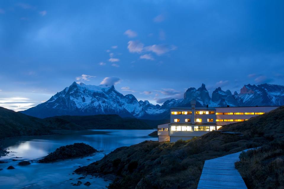 hotel explora, torres del paine national park, patagonia, chile