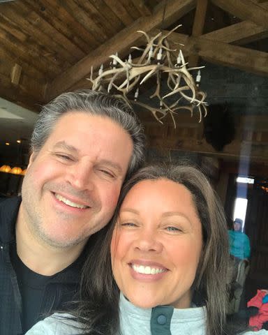 <p>Vanessa Williams Instagram</p> Vanessa Williams and Jim Skrip.