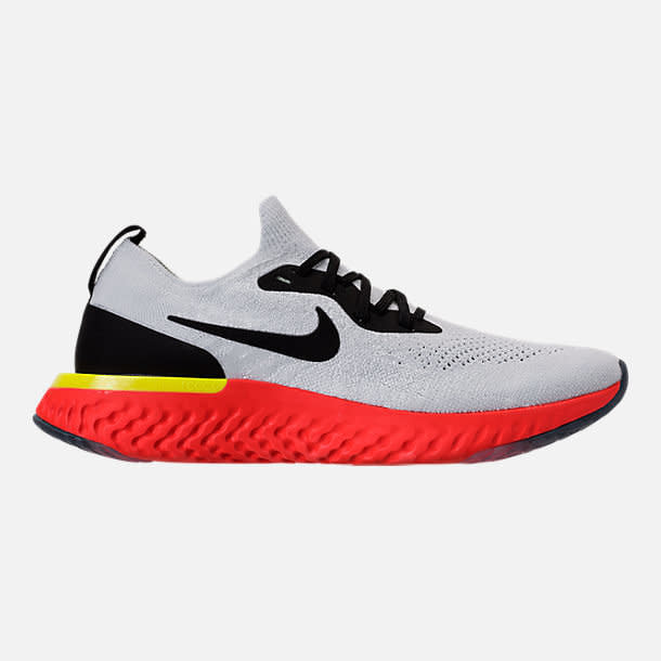 &ldquo;Now that I&rsquo;m training for the Boston Marathon, I run six times a week,&rdquo; says Alex Amaya, a graduate student in Chicago. He recommends the <strong><a href="https://www.finishline.com/store/product/mens-nike-epic-react-flyknit-running-shoes/prod2776401?styleId=AQ0067&amp;colorId=103" target="_blank" rel="noopener noreferrer">Nike Epic React Flykni</a>t</strong>. &ldquo;I really like the lightness in these shoes and the glove-like feel that comes with the Flyknit technology. They also feel very comfortable for shoes that are this light.&rdquo;&nbsp;