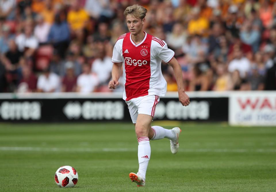 Frenkie de Jong starred under Erik ten Hag at Ajax (Nick Potts/PA) (PA Archive)