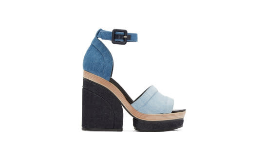 Pierre Hardy Blue Denim Charlotte Sun Sandals