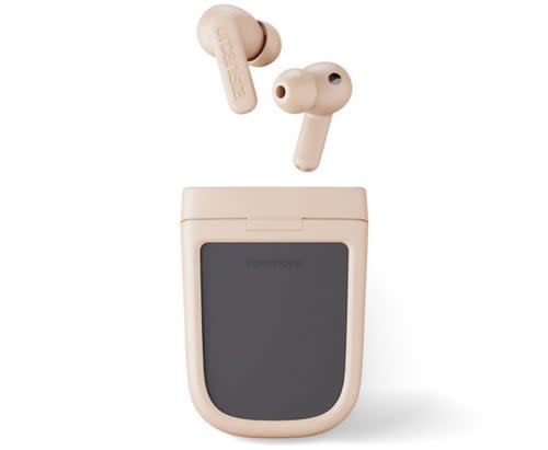 urbanista tan colored earbuds and case