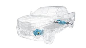 Magna EtelligentForce for pickup trucks and light commercial vehicles