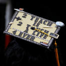 <p>A graduate’s mortar board hat is pictured during a commencement for Medgar Evers College in the Brooklyn borough of New York City, New York, June 8, 2017. (Photo: Carlo Allegri/Reuters) </p>