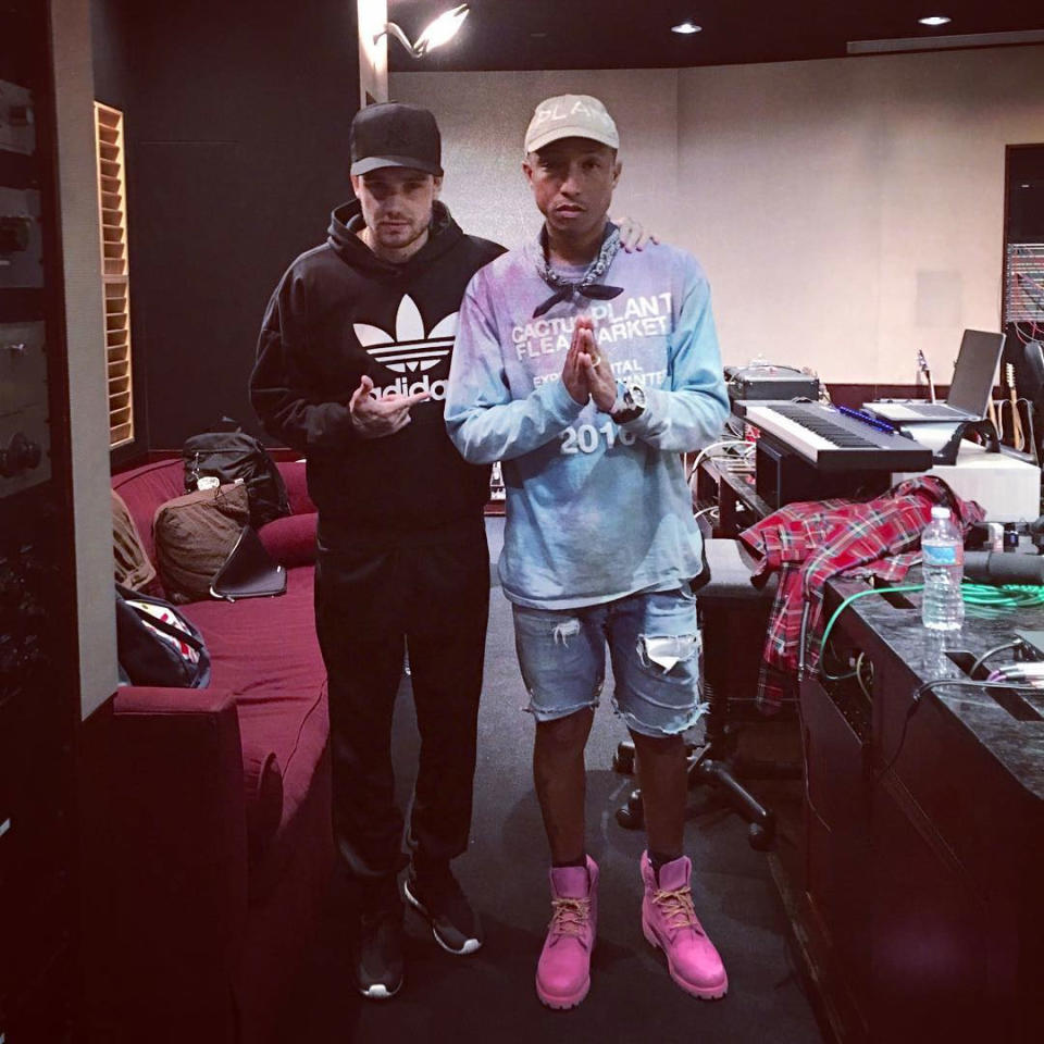 Liam Payne and Pharrell Williams