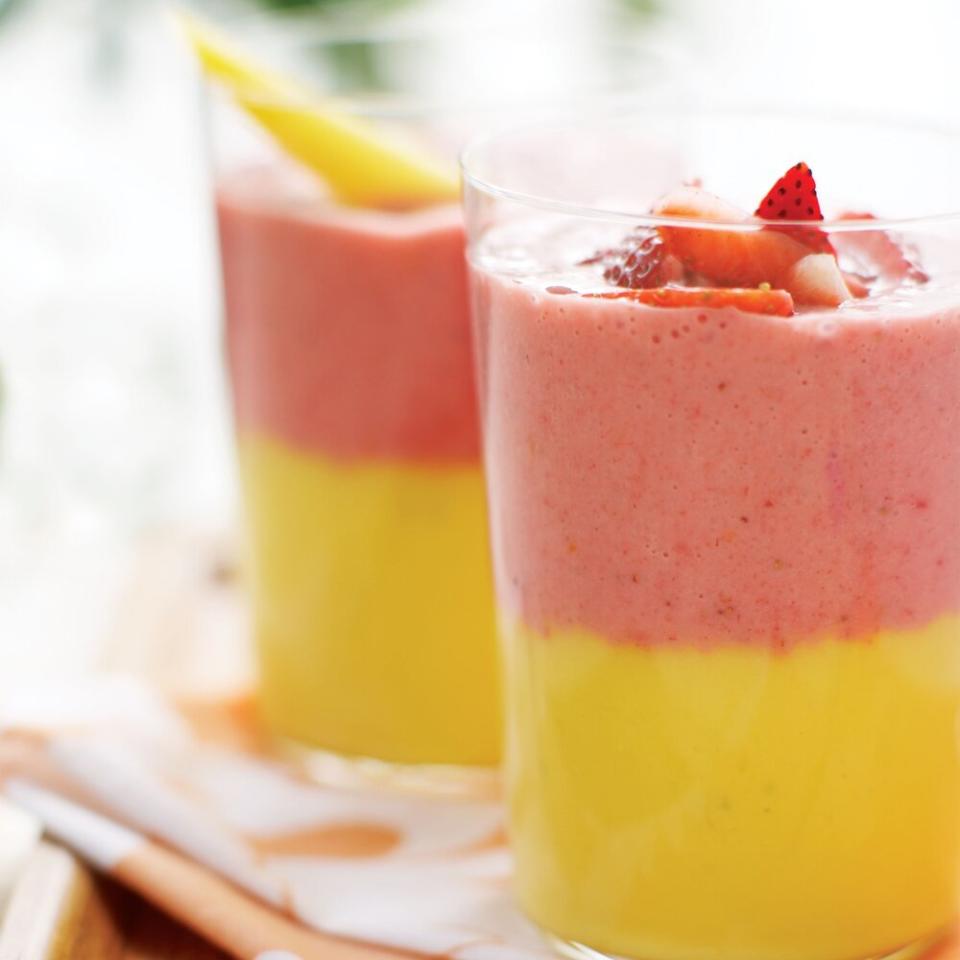 Layered Fruit Smoothie