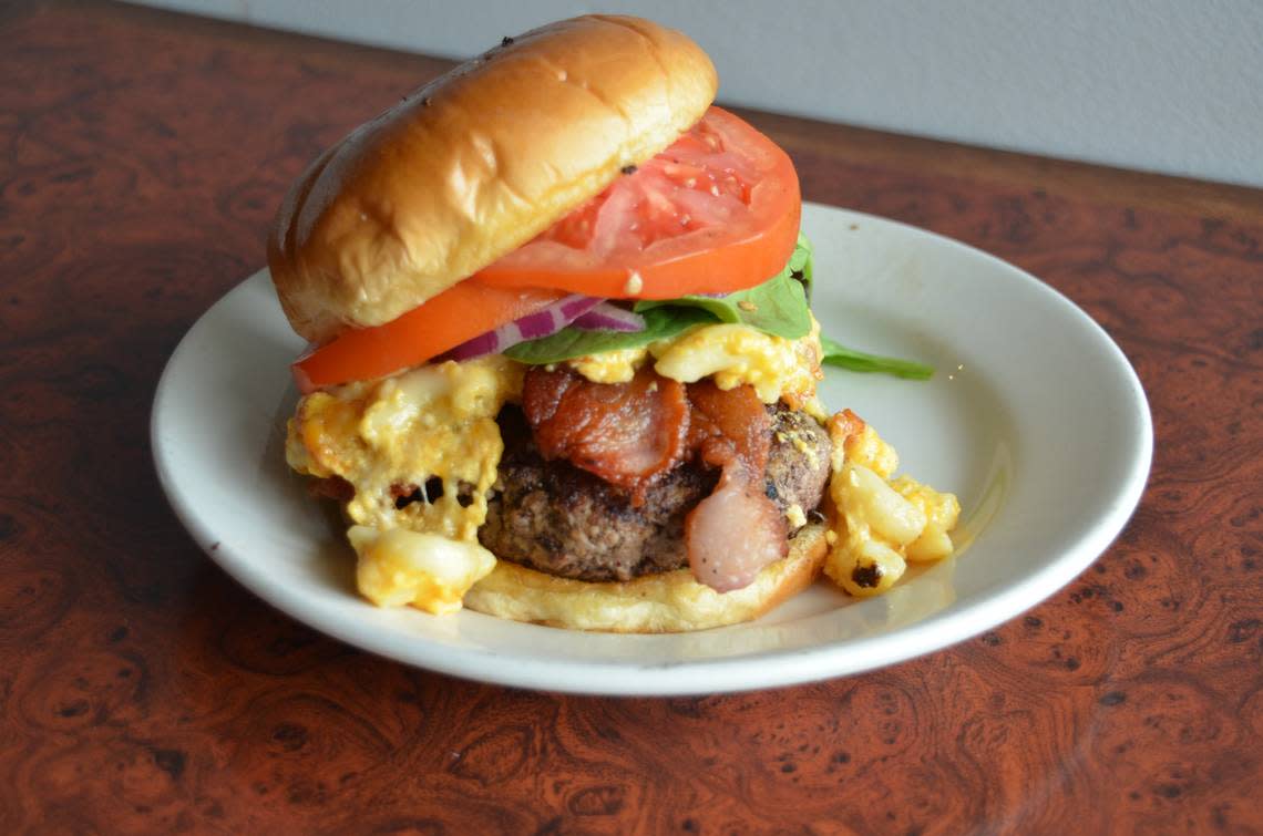 The Crabby Cheese Burger from Mimi’s Southern Style Cooking.