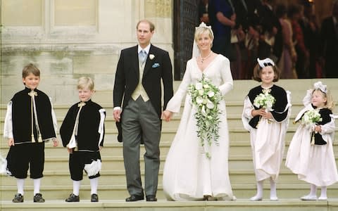 Prince Edward, Earl of Wessex, married Sophie Rhys-Jones - now the Countess of Wessex  - Credit: IAN JONES 