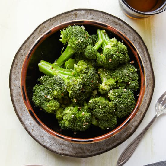 Broccoli Salad with Ginger-Miso Vinaigrette