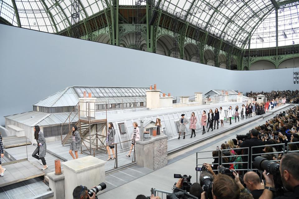 Reaching for the skies at Chanel Spring 2020.