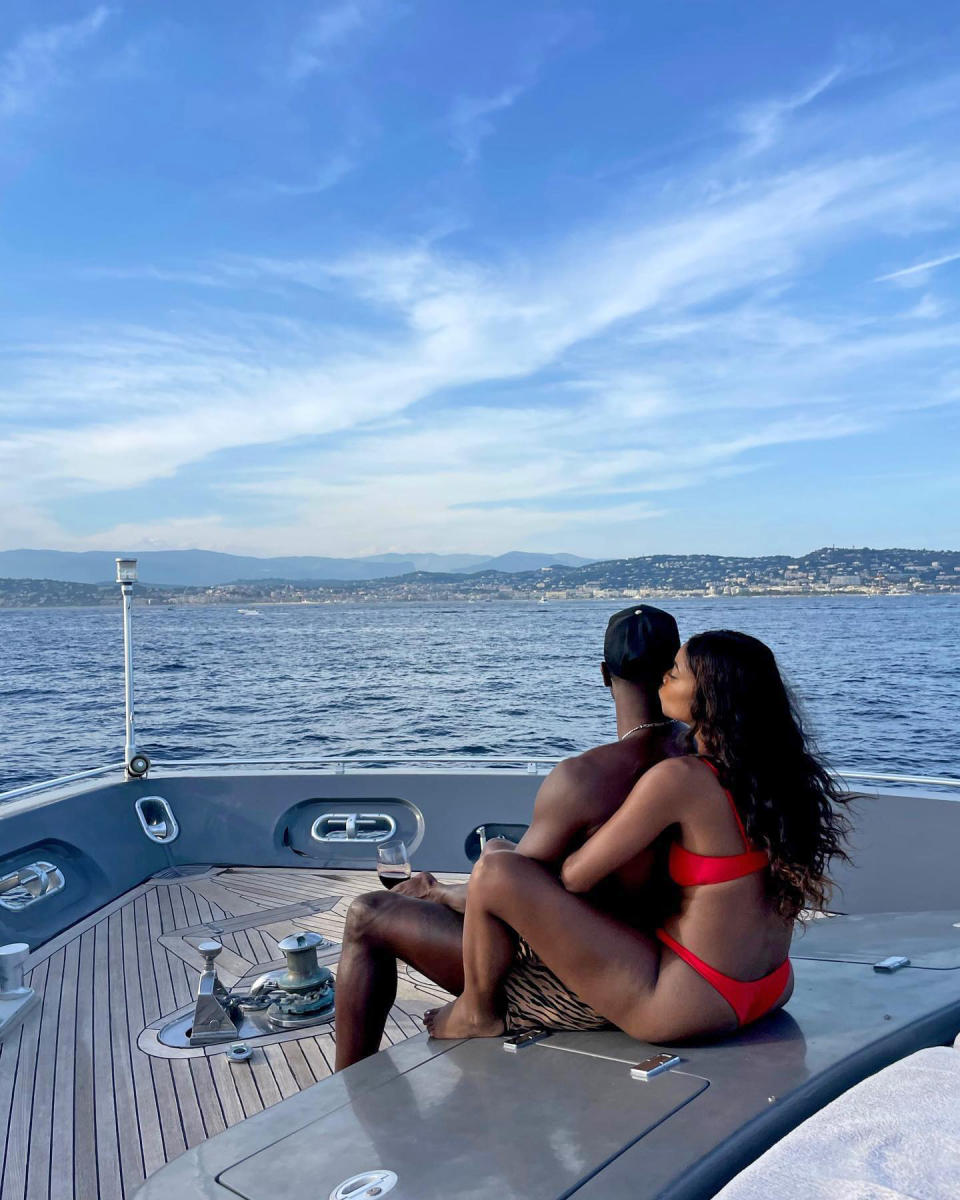 Gab Union Shows Off Swim Style on Vacation With Dwyane Wade