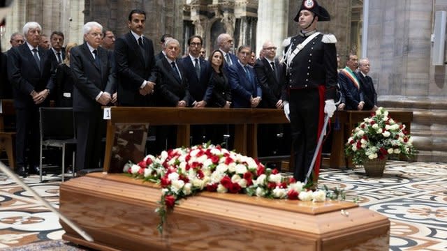 Funeral de Berlusconi.