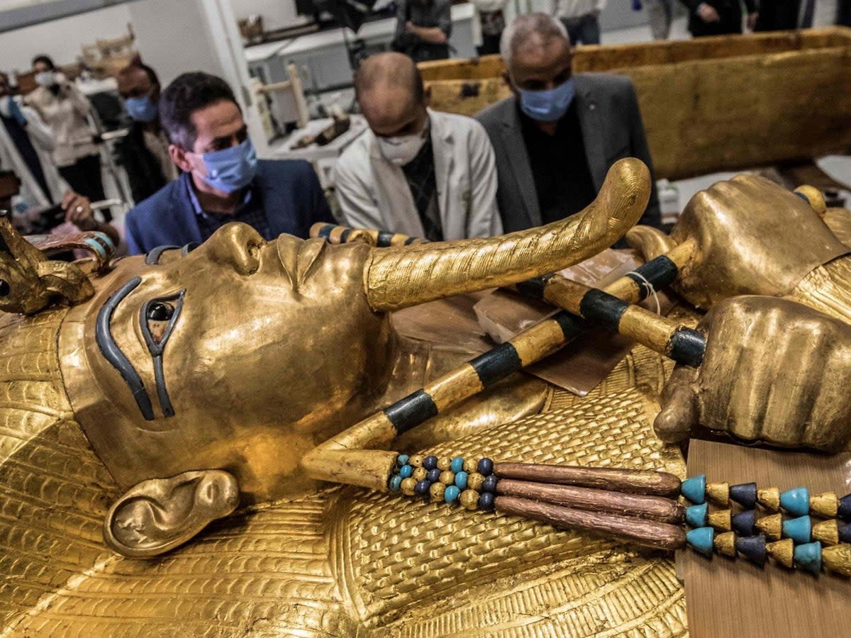 Antiquity access: Sphinx International Airport is convenient for the new Grand Egyptian Museum  (AFP via Getty Images)