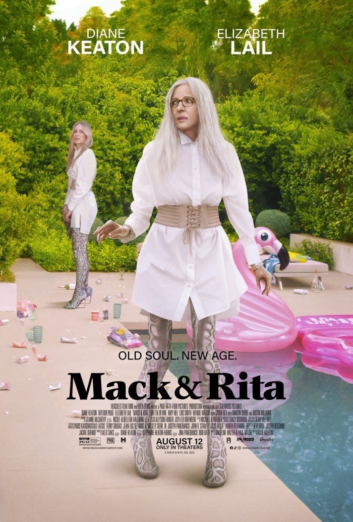 The official "Mack & Rita" poster with Diane Keaton and Elizabeth Lail.