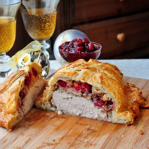 Cranberry-Hazelnut Turkey Wellington