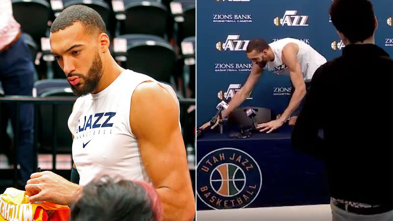 Utah Jazz centre Rudy Gobert was the first NBA player to test positive for COVID-19.